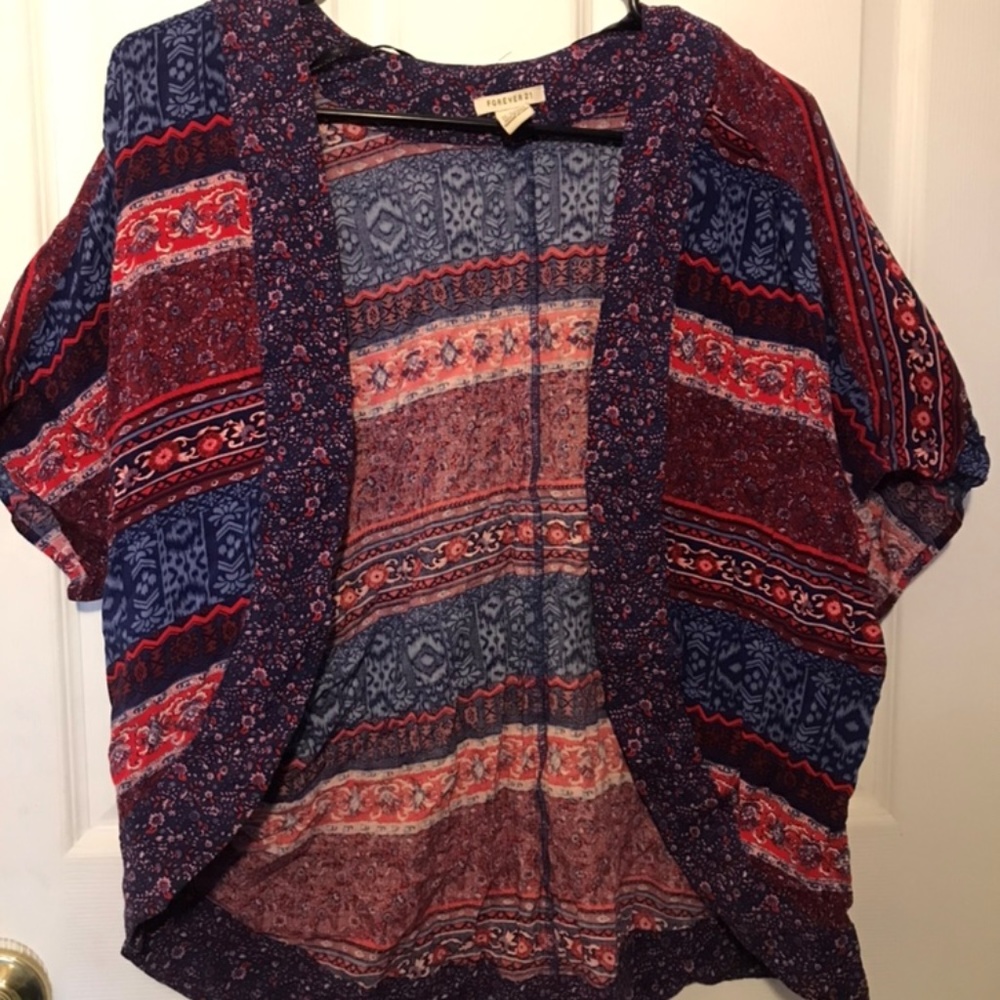 Forever 21 patterned kimono